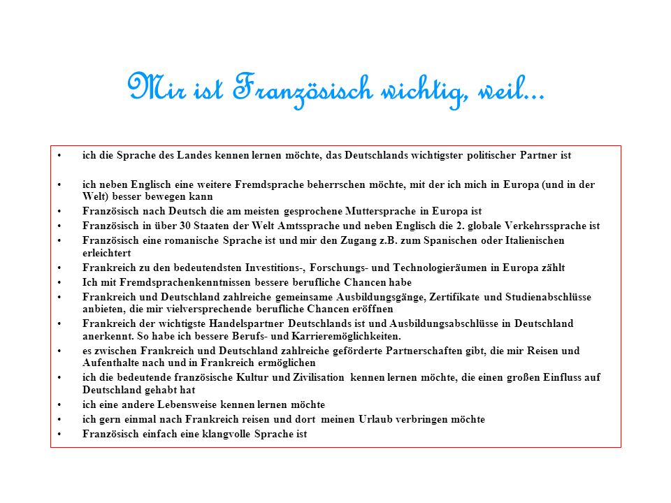 Das kennenlernen franz sisch. Deutsch - Franz sisch f r Anf nger Inhalt